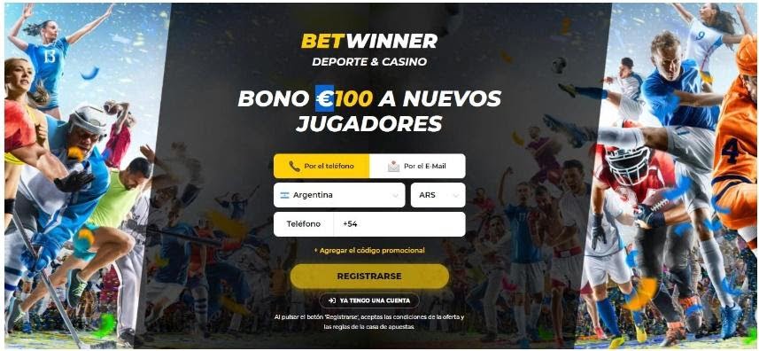 Betwinner registrarse